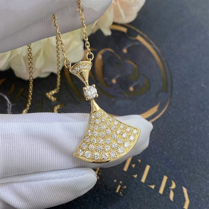 [Lumi Jewels]DREAM NECKLACE GOLD FULL DIAMOND