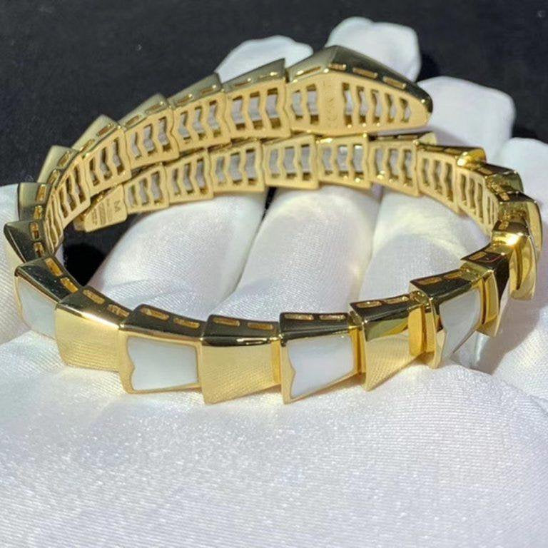 [Lumi Jewels]SERPENTI BRACELET MOP GOLD