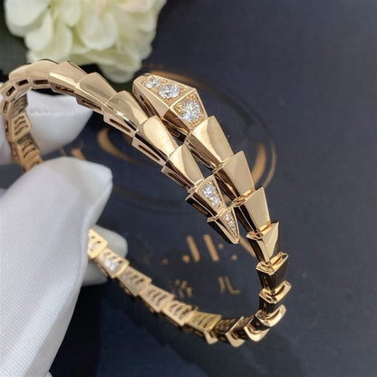 [Lumi Jewels]SERPENTI BRACELET DIAMONDS PINK GOLD