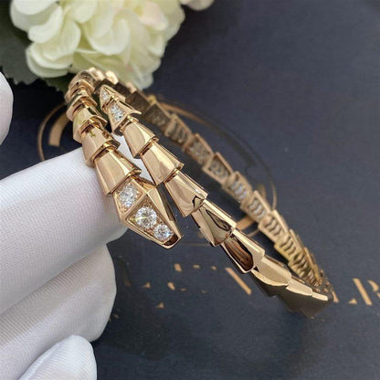 [Lumi Jewels]SERPENTI BRACELET DIAMONDS PINK GOLD