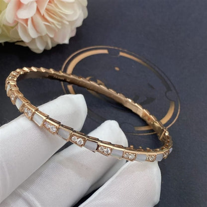 [Lumi Jewels]SERPENTI BRACELET PINK GOLD MOP DIAMOND