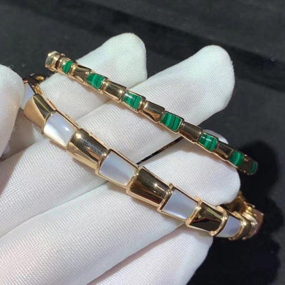 [Lumi Jewels]SERPENTI BRACELET PINK GOLD MOP