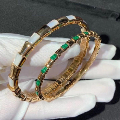 [Lumi Jewels]SERPENTI BRACELET PINK GOLD MOP