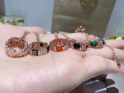 [Lumi Jewels]SERPENTI PEDANT DIAMOND NECKLACE