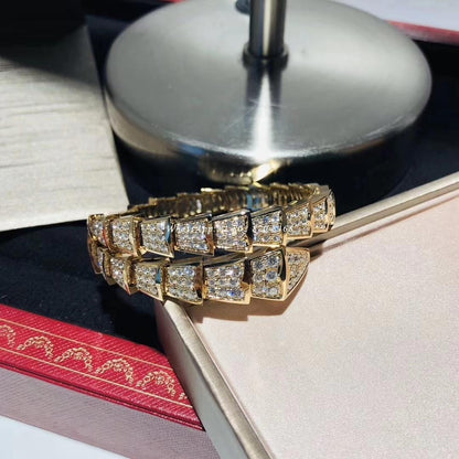 [Lumi Jewels]SERPENTI BRACELET 8MM GOLD DIAMOND