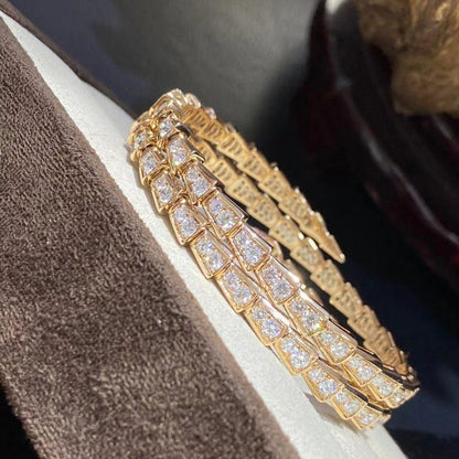 [Lumi Jewels]SERPENTI BRACELET GOLD DIAMOND DOUBLE ROW