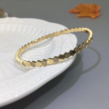 [Lumi Jewels]BEE LOVE GOLD DIAMOND BRACELET