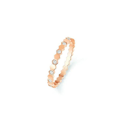 [Lumi Jewels]BEE LOVE RING PINK GOLD DIAMOND