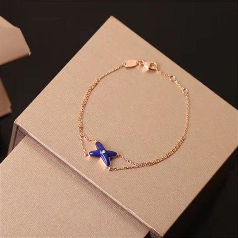 [Lumi Jewels]Hollow Design Four-Leaf Clover Flower Shape Ring