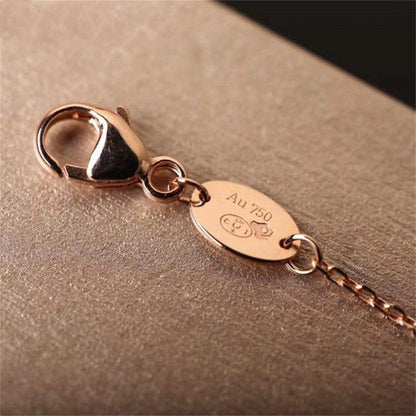 [Lumi Jewels]Hollow Design Four-Leaf Clover Flower Shape Ring