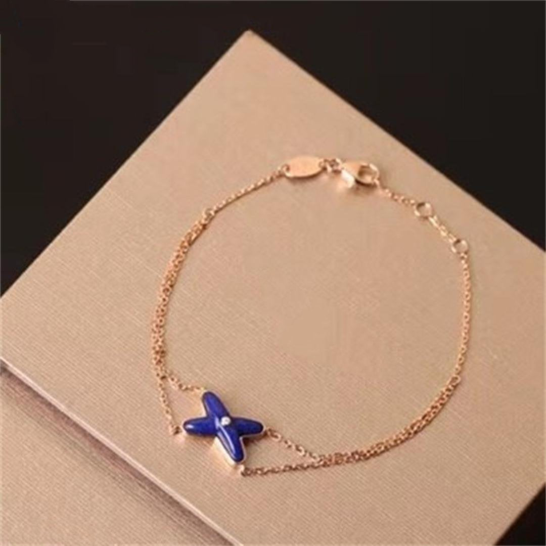 [Lumi Jewels]Hollow Design Four-Leaf Clover Flower Shape Ring