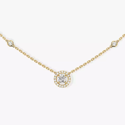 [Lumi Jewels]Diamond Necklace 0,20ct Brilliant Shape Joy