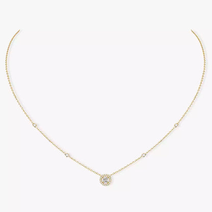 [Lumi Jewels]Diamond Necklace 0,20ct Brilliant Shape Joy