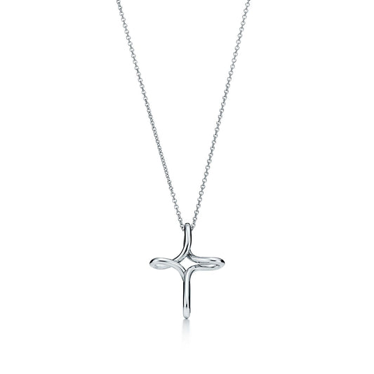 [Lumi Jewelry]CROSS NECKLACE STERLING SILVER MATERIAL