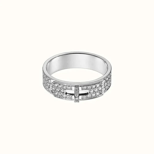 [Lumi Jewels]KELLY SILVER DIAMOND RING
