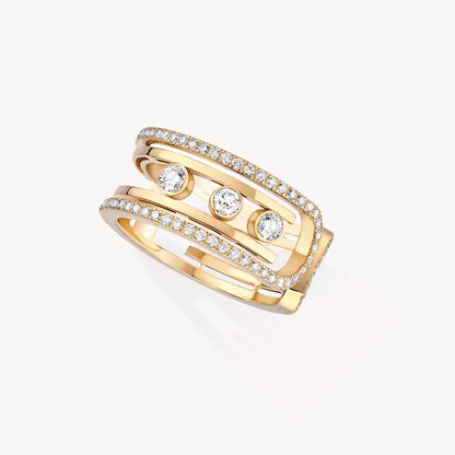 [Lumi Jewels]Move 10th Diamond Ring in Gold
