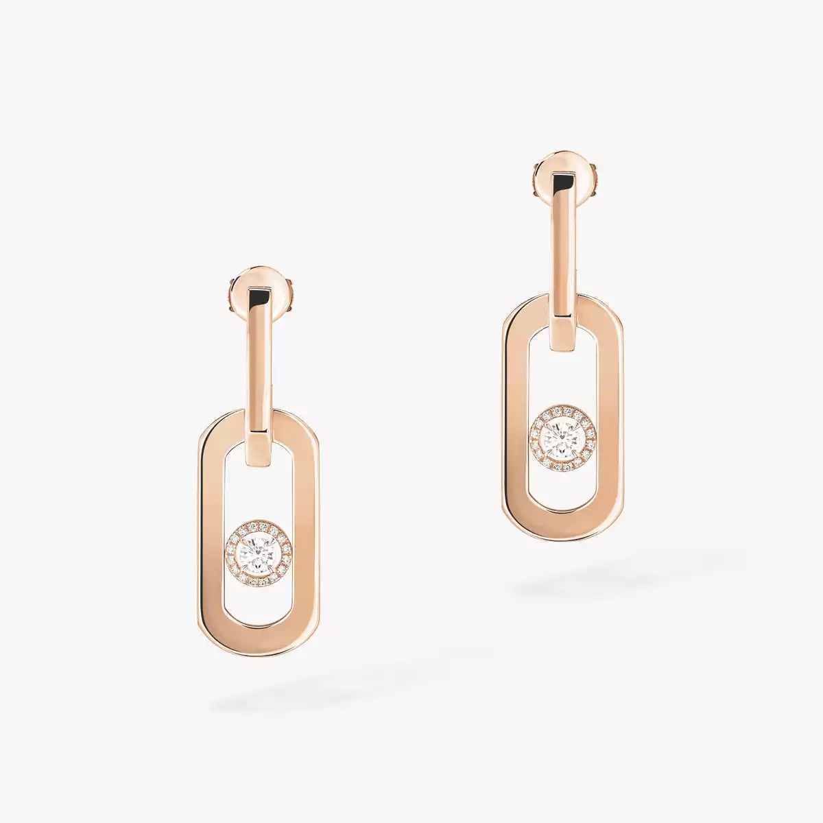 [Lumi Jewels]So Move XL Diamond Pendant Earrings