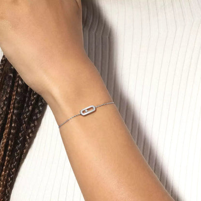 [Lumi Jewels]Move Uno Diamond Bracelet