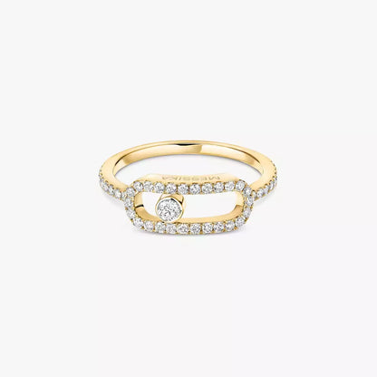 [Lumi Jewels]Move Uno Diamond Ring in Gold