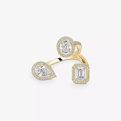 [Lumi Jewels]  Diamond Ring 0,25ct My Twin Trilogy