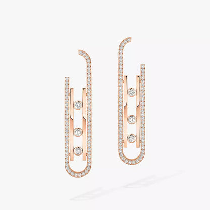 [Lumi Jewels]Diamond Pendant Earrings Move 10Th