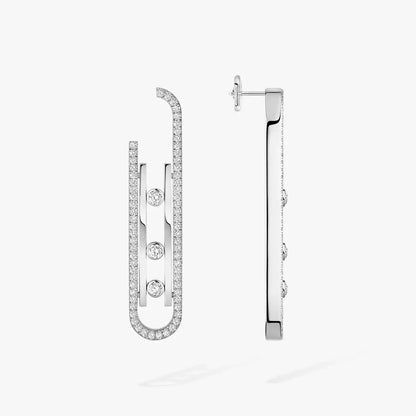 [Lumi Jewels]Diamond Pendant Earrings Move 10Th