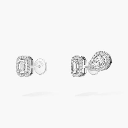 [Lumi Jewels]Diamond Earrings 0,10ct My Twin 1+2