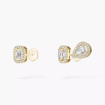[Lumi Jewels]Diamond Earrings 0,10ct My Twin 1+2