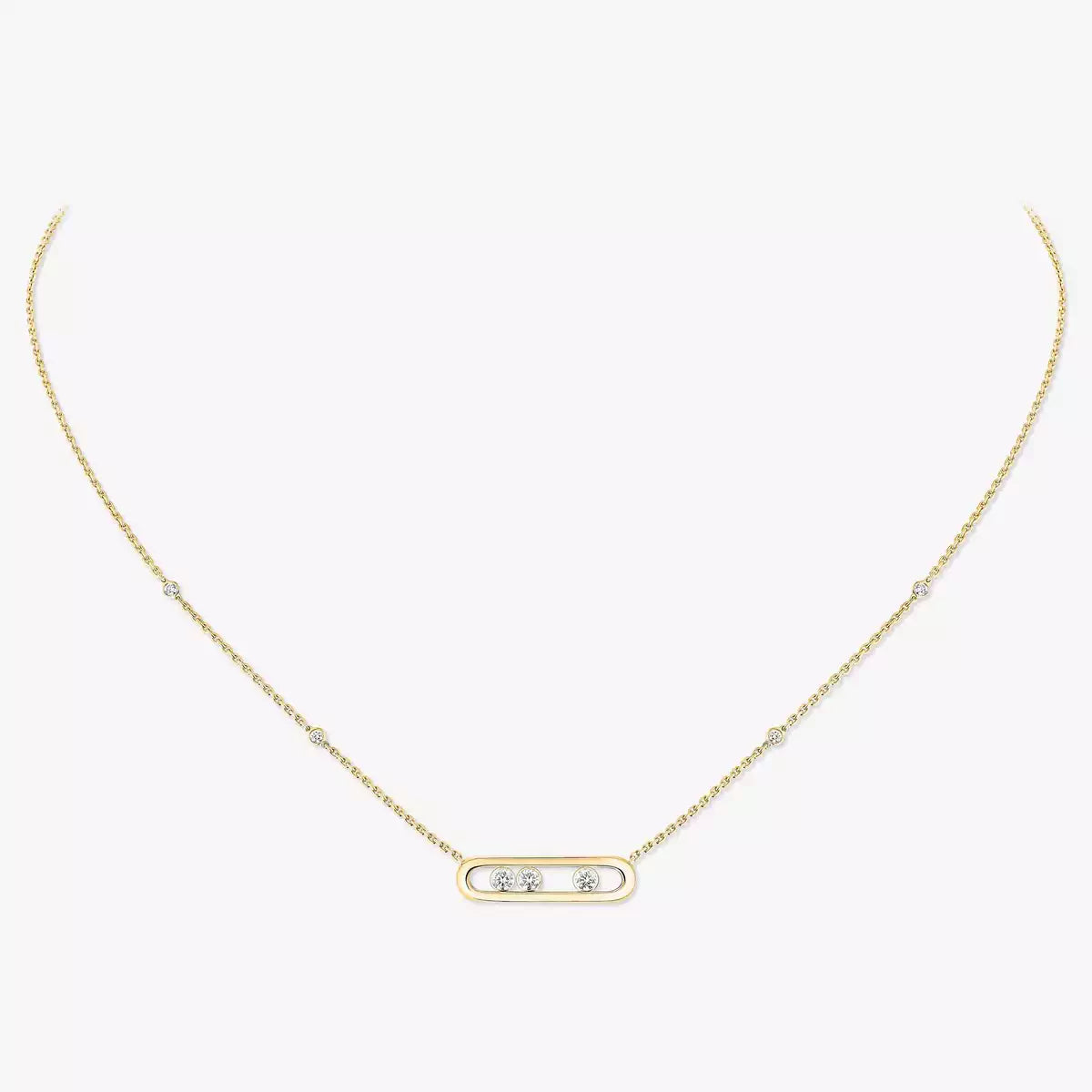 [Lumi Jewels] Baby Move Gold Diamond Necklace
