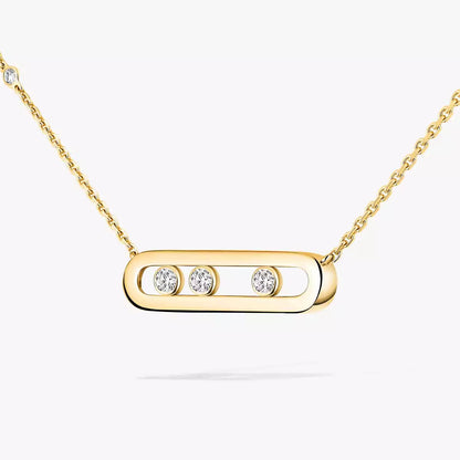 [Lumi Jewels] Baby Move Gold Diamond Necklace