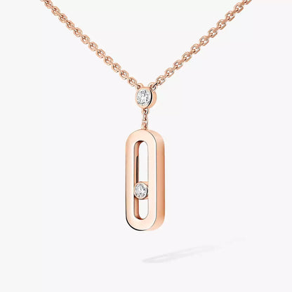 [Lumi Jewels] Move Uno Gold Diamond Long Necklace