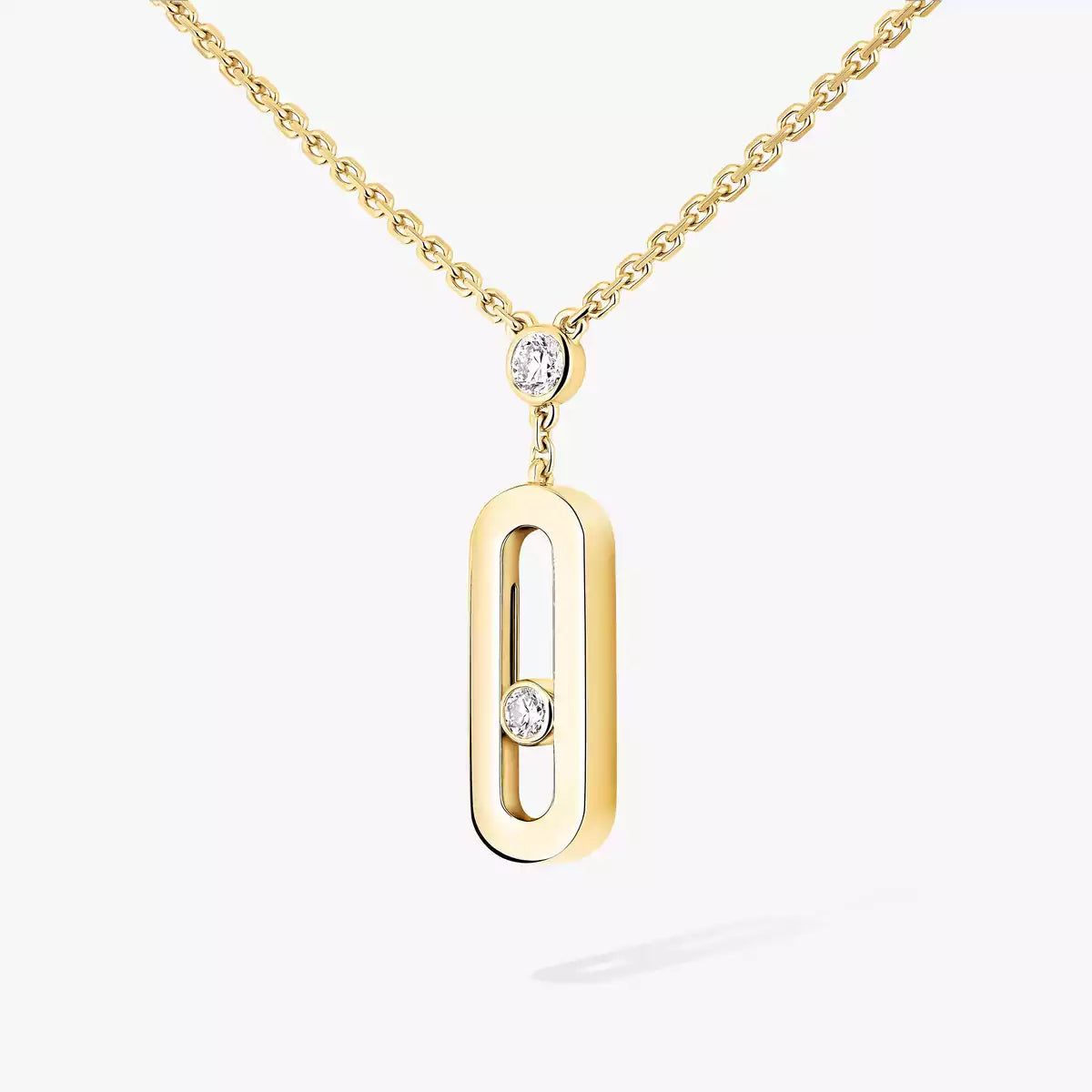 [Lumi Jewels] Move Uno Gold Diamond Long Necklace