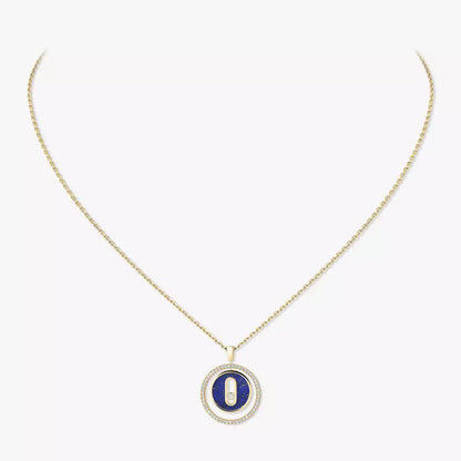 [Lumi Jewels]Lucky Move Diamond Necklace in Rose Gold and White Mother-of-Pearl