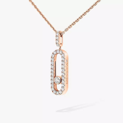 [Lumi Jewels]Move Uno Diamond Necklace in Rose Gold