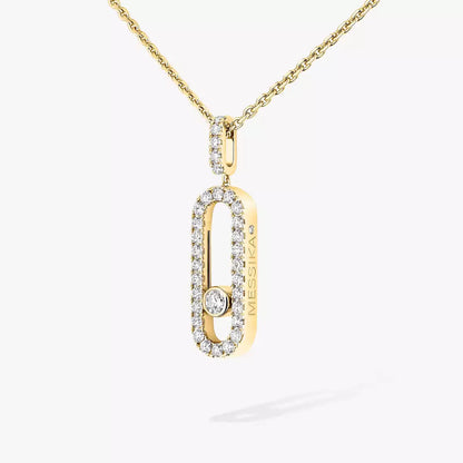 [Lumi Jewels]Move Uno Diamond Necklace in Rose Gold