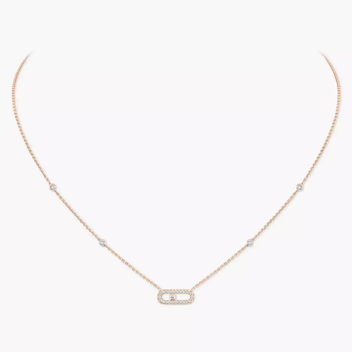 [Lumi Jewels]Diamond Necklace Move Uno