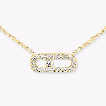 [Lumi Jewels]Diamond Necklace Move Uno