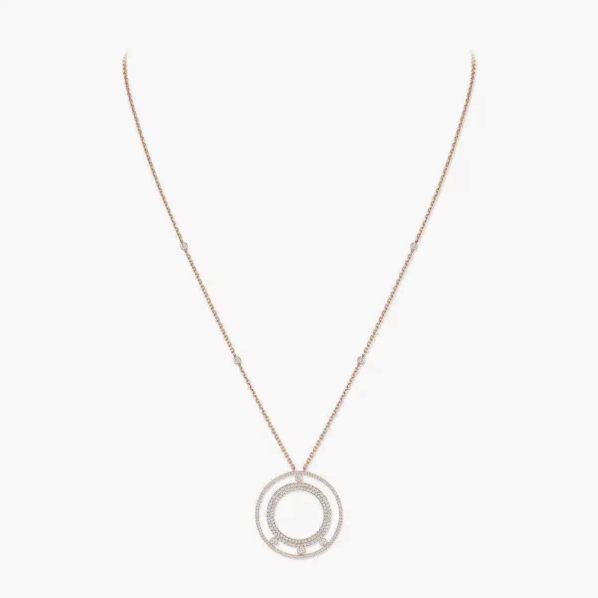 [Lumi Jewels]Move Romane Long Pave_-Set Diamond Necklace