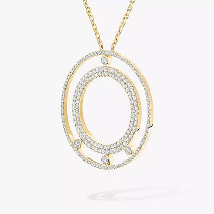 [Lumi Jewels]Move Romane Long Pave_-Set Diamond Necklace