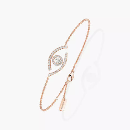 [Lumi Jewels]Lucky Eye Pave-Set Diamond Bracelet