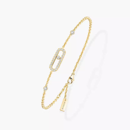 [Lumi Jewels]Move Uno Diamond Bracelet