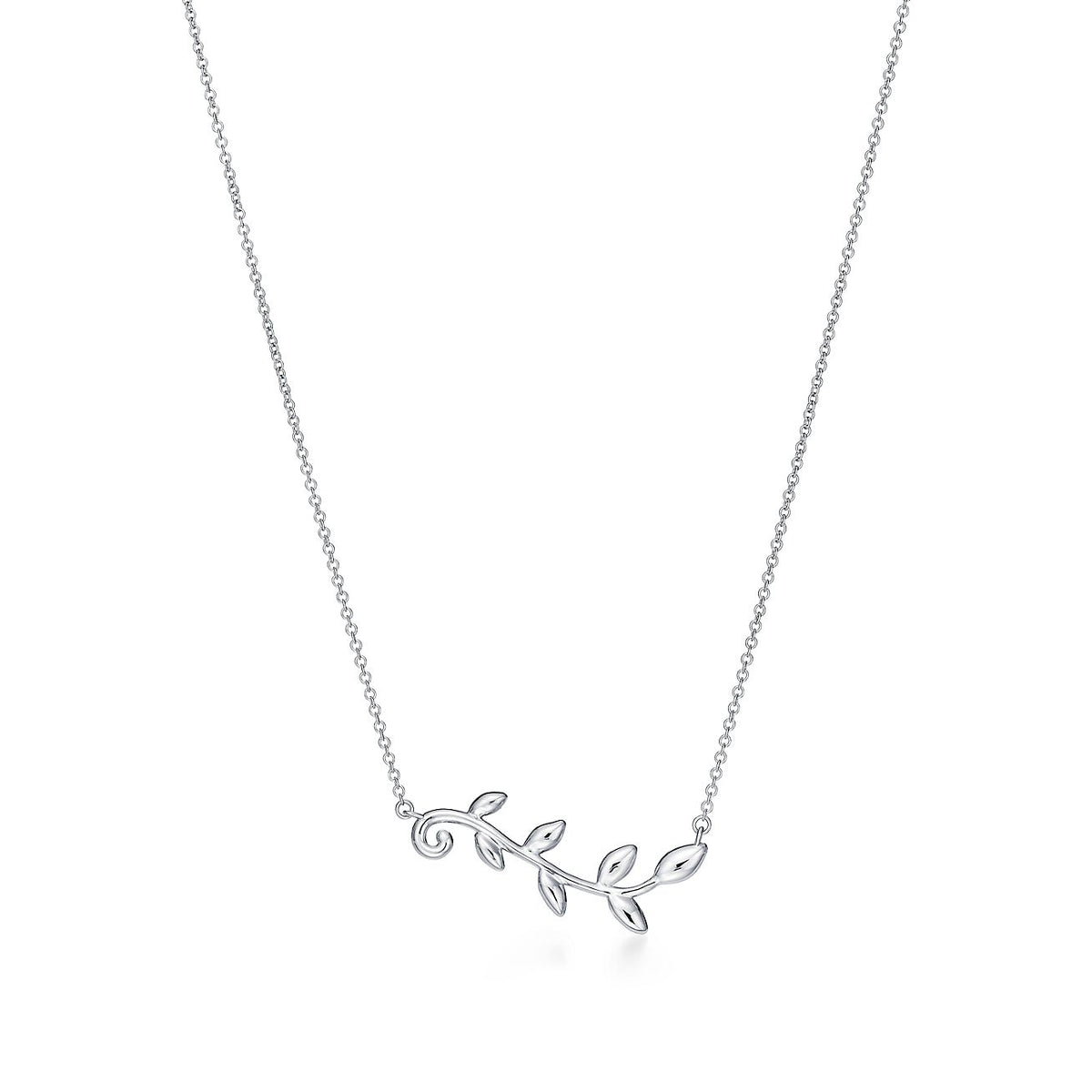 [Lumi Jewelry]PALOMA PICASSO STERLING SILVER OLIVE BRANCH NECKLACE