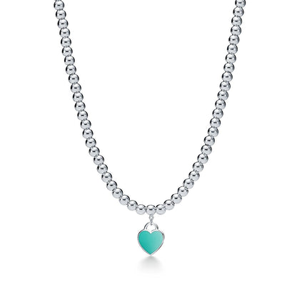 [Lumi Jewelry]RETURN TO TIF SILVER BEAD NECKLACE