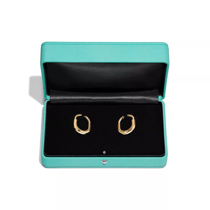 [Lumi Jewelry]LOCK MEDIUM EARRINGS