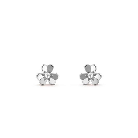 [Lumi Jewels]FRIVOLE MINI SILVER FLOWER EARRINGS