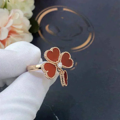 [Lumi Jewels]SWEET CLOVER CARNELIAN RING