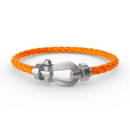 [Lumi Jewels]FORCE LARGE HORSESHOE NO DIAMOND BRACELET SILVER