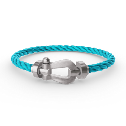 [Lumi Jewels]FORCE LARGE HORSESHOE NO DIAMOND BRACELET SILVER