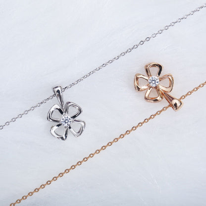[Lumi Jewels]FIOREVER NECKLACE DIAMOND CENTER