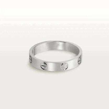 [Lumi Jewels]LOVE RING 4MM 1 DIAMOND SILVER